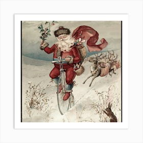 Vintage Christmas 2 Art Print