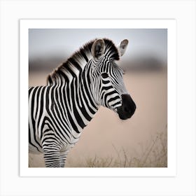 Zebra Art Print