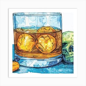 Glass Of Whiskey Art Print