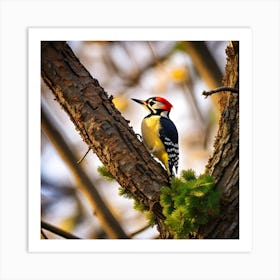 Woodpecker Art Print