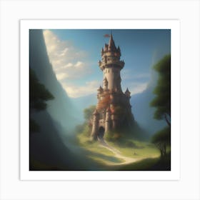 Fairytale Castle Art Print