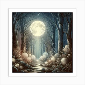 Moonlit Magic 8 Art Print