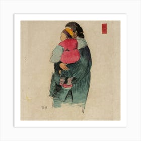 Mother And Child 4 Art Print