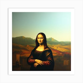 Mona Lisa 3 Art Print