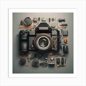 Photo Gear Art Print