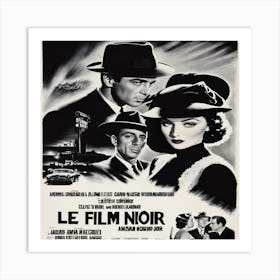 Le Film Noir 2 Art Print