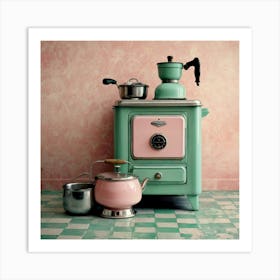 Pink Stove Poster