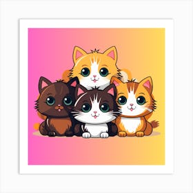 cute kitten 7 Art Print