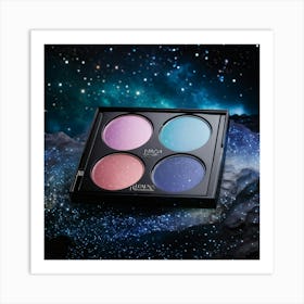 A Celestial Infused Makeup Palette Boasting Interstellar Radiance And Twinkling Shimmer Encapsulat (2) Art Print