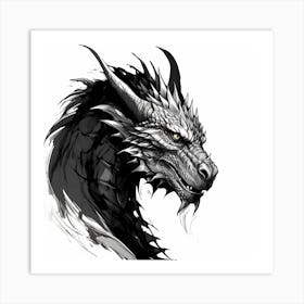 Dragon Head 1 Art Print