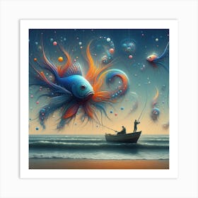 Fish In The Sea Art Print