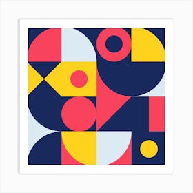 Abstract Geometric Shapes.Wall prints 1 Art Print