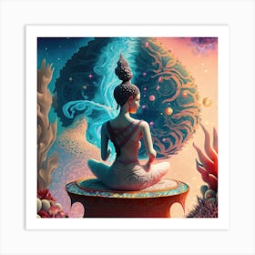 Siren Buddha #17 Art Print