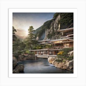 Asian House Art Print