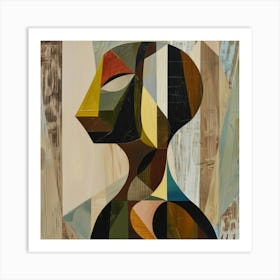 Abstract Portrait Of A Woman 75 Art Print