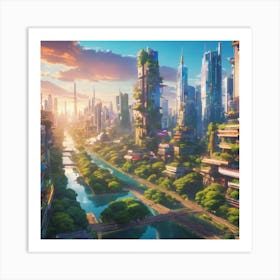 fantasy world 1 Art Print