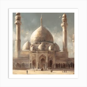 Muslim Mosque Art Print