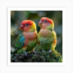 Lovebirds 15 Art Print