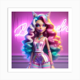 Monster High Doll Art Print