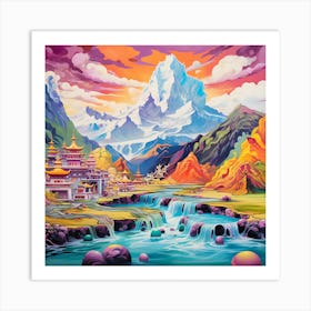 Tibet Art Print