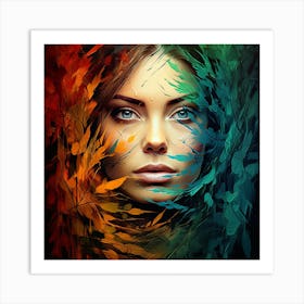 Portrait Of A Woman 83 Art Print