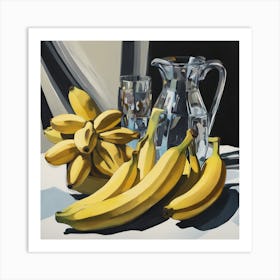 Bananas And Pitcher Art Print