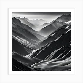 Tibetan Mountains 1 Art Print