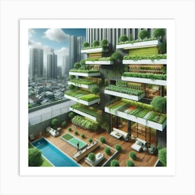 Urban Garden 1 Art Print