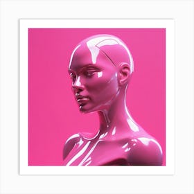 Pink Mannequin Art Print