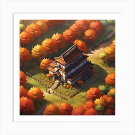 Fall Castle Art Print