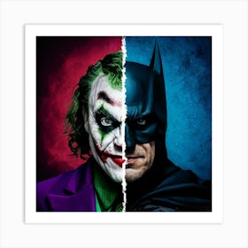 Batman And Joker 2 Art Print