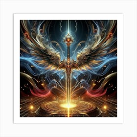 Excalibur Unsheathed: Exploring Its Symbolism and Influence Art Print