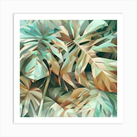 Tropical Leaves 108 Art Print
