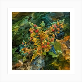 Flowers In A Vase 13 Art Print