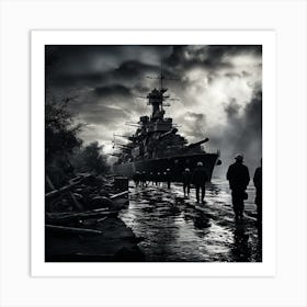 Battleship Art Print