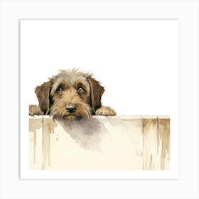 Wirehaired Pointing Griffon Dog 1 Art Print