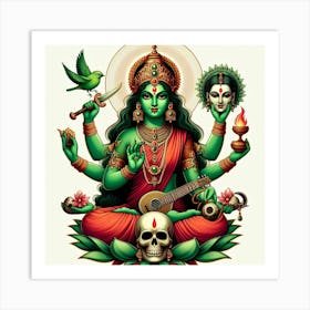 Hindu Goddess 1 Art Print