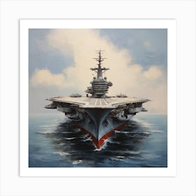 Aircraft carrier 2 Art Print