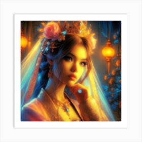 Exotic Beauty Artwork 78 Art Print