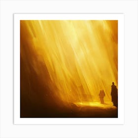 Golden Light In The Sky Art Print