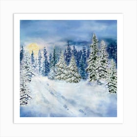 Winter Landscape 11 Art Print