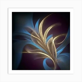 Abstract Flower Art Print