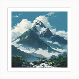 Mountain Landscape 5 Art Print