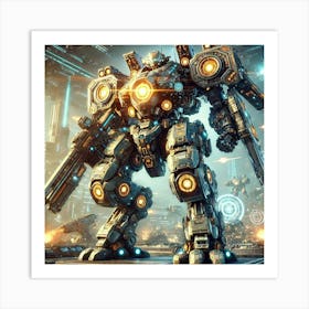 Helios Mech Converted Art Print