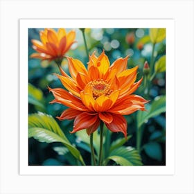 Dahlia 6 Art Print