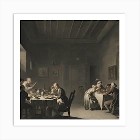 Dinner Party 1 Art Print