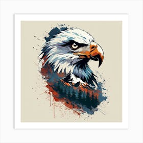 Eagle Painting Art Print