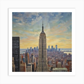 Empire State Building New York Art Print