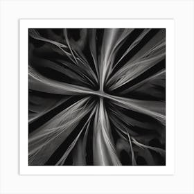 Fractal Cross Art Print