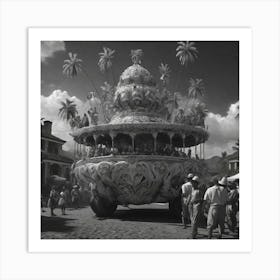 Parade Of Floats Art Print